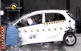 Mistubishi i-MiEV, prvý elektromobil, ktorý sa podrobil novým testom Euro NCAP