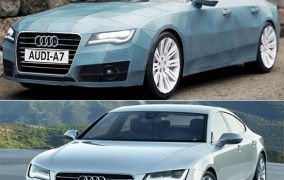 Američan vyrobil realistický model Audi A7 z papiera (video)